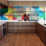 Zidne pločice geometrijskog dizajna za kuhinju