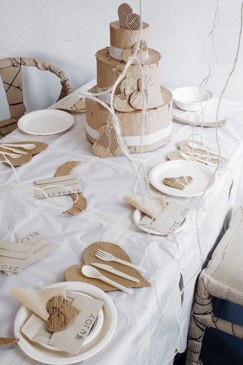 uređenje stola za valentinovo