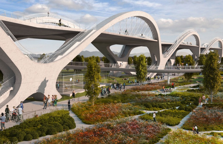 Predstavljen projekt novog lučnog mosta u LA-u