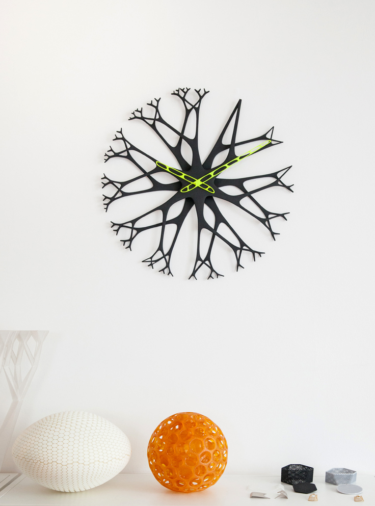 Twiggy 3D printani zidni sat