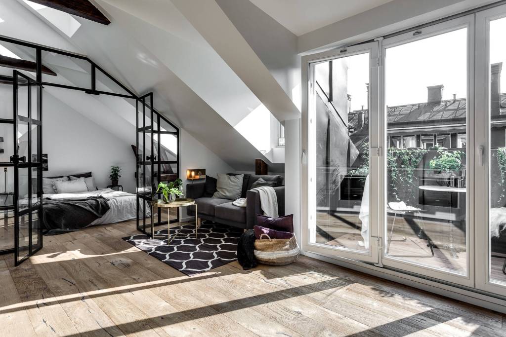 Stan u potkrovlju površine 37 kvadrata