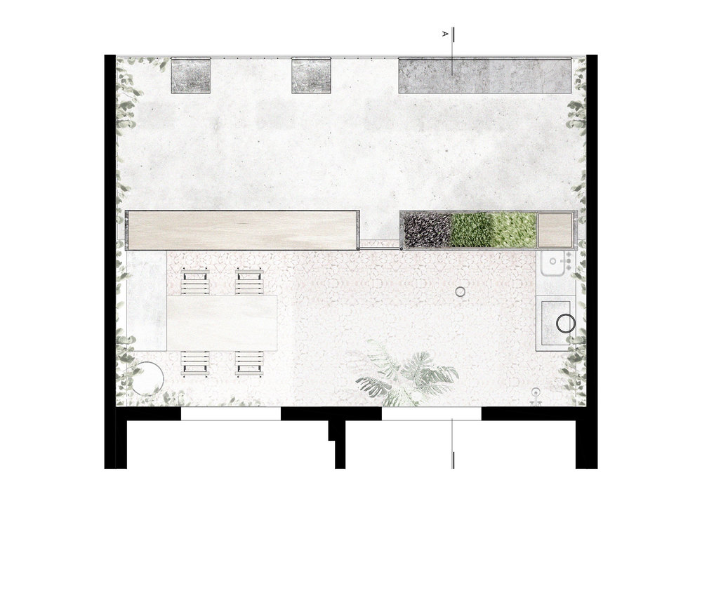 Terasa na krovu dograđenog djela kuće