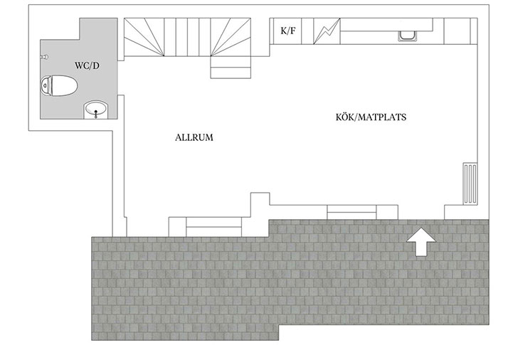 Cool stan u prizemlju