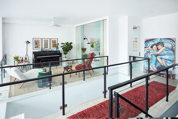 Dvije etaže stana u New Yorku uređene osebujnim stilom