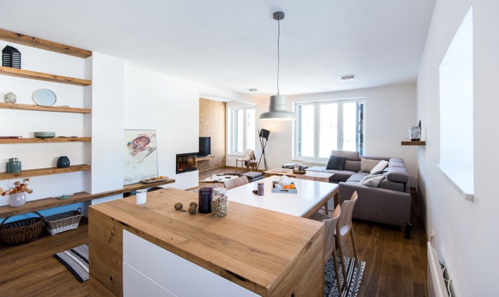 Skandinavski interijer sa pogledom na Bjelašnicu