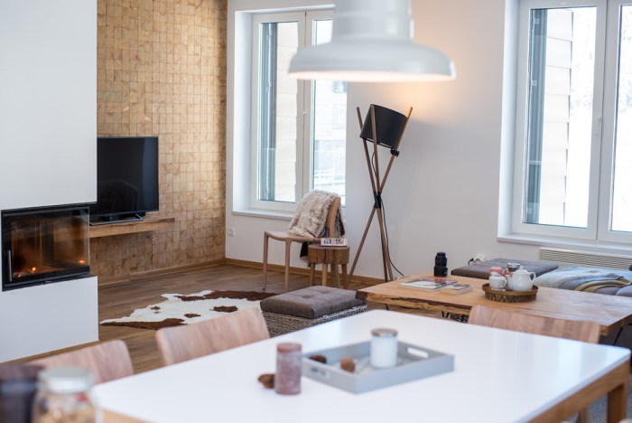 Skandinavski interijer sa pogledom na Bjelašnicu