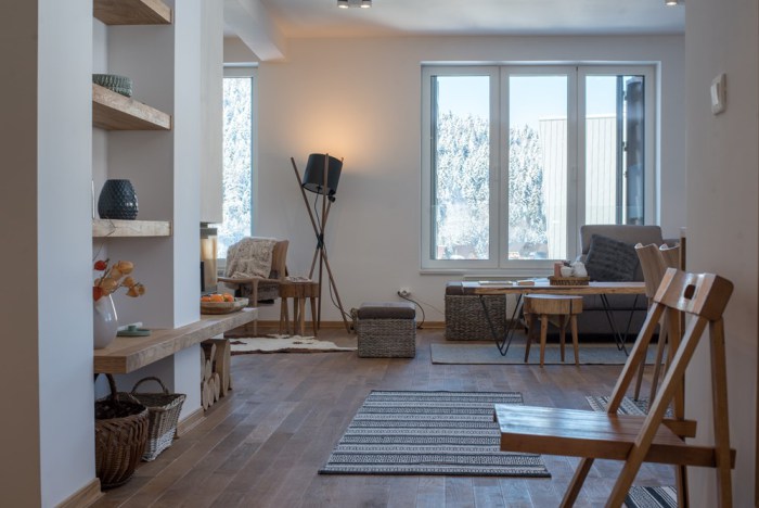 Skandinavski interijer sa pogledom na Bjelašnicu