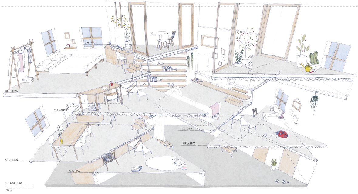 Totalno neobična kuća sa 13 platformi