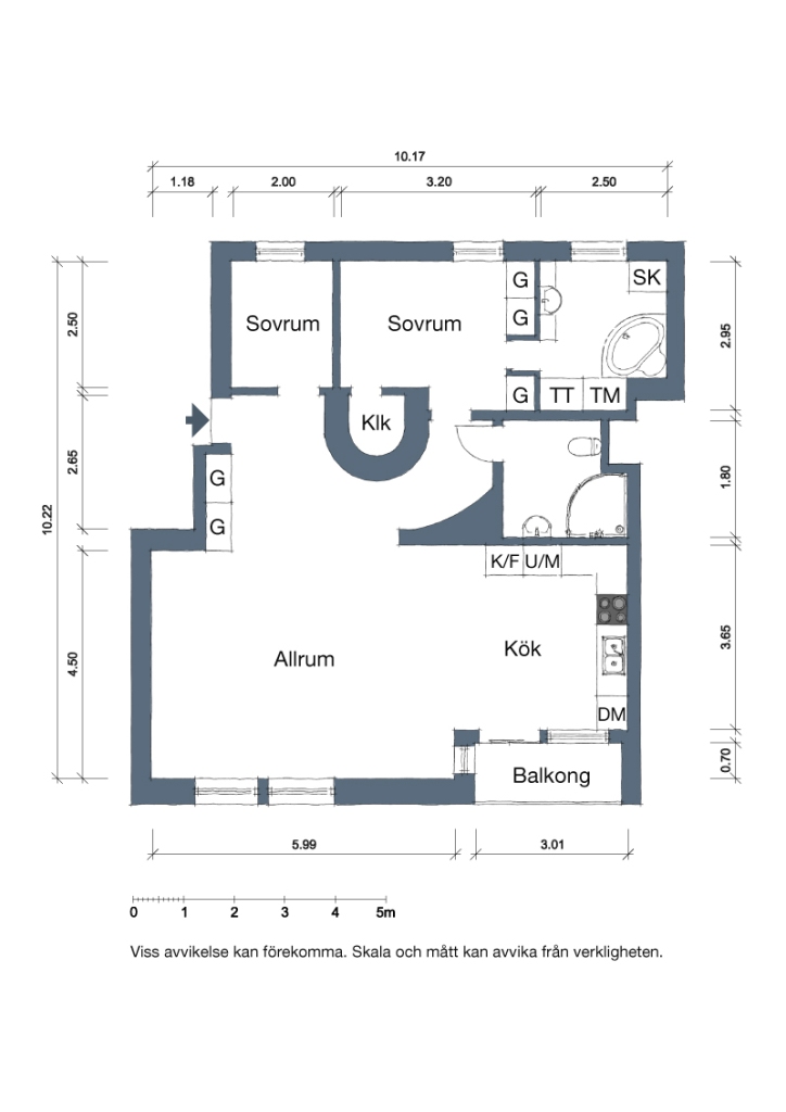 Stari stolovi u novouređenom stanu