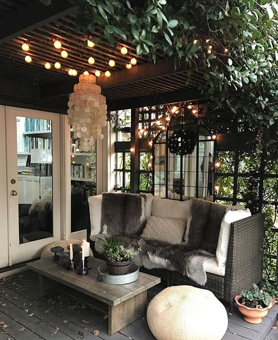 Balkoni i terase uređeni za hladnije dane