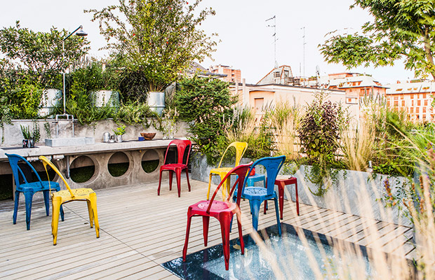 Krovna terasa - zelena oaza u središtu grada