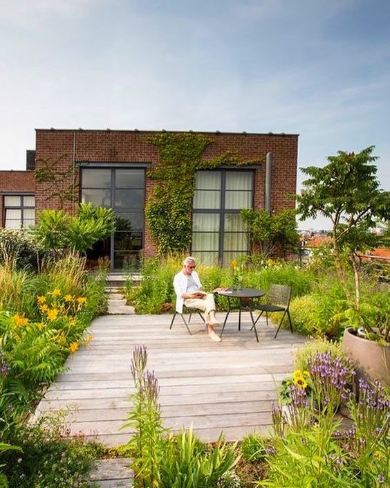 Krovna terasa - zelena oaza u središtu grada