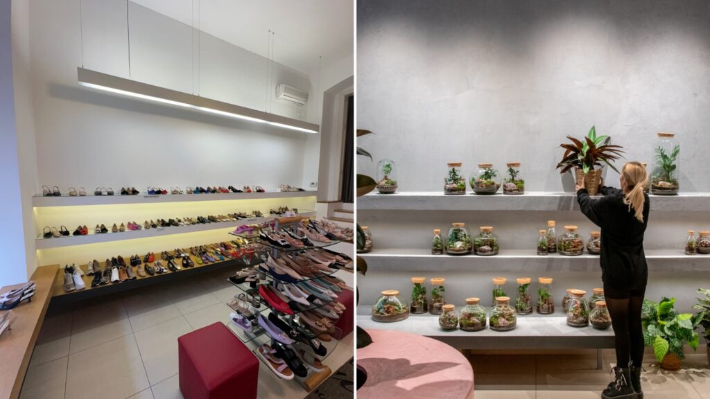 Biljke.Plants zeleni concept store s potpisom dizajnerskog studija 9HZ